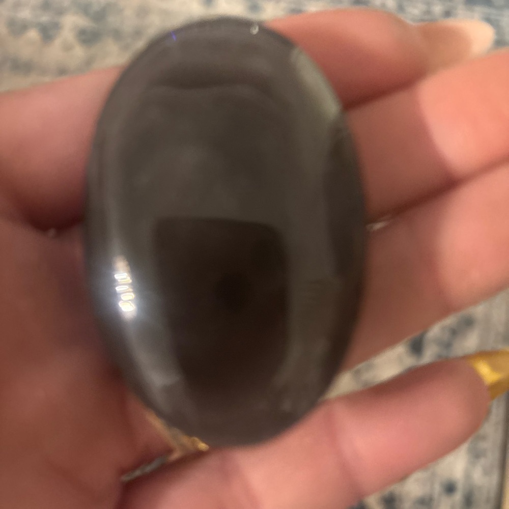 Polished Black Stone